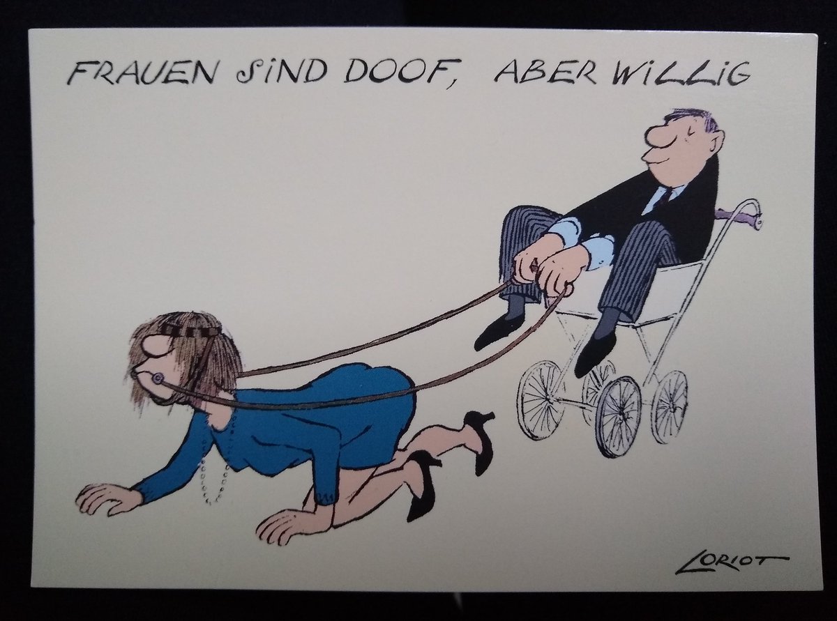 stuckin36's tweet photo. #Loriot ist frauenverachtend und unlustig. https://t.co/AGrqNQ9GZK