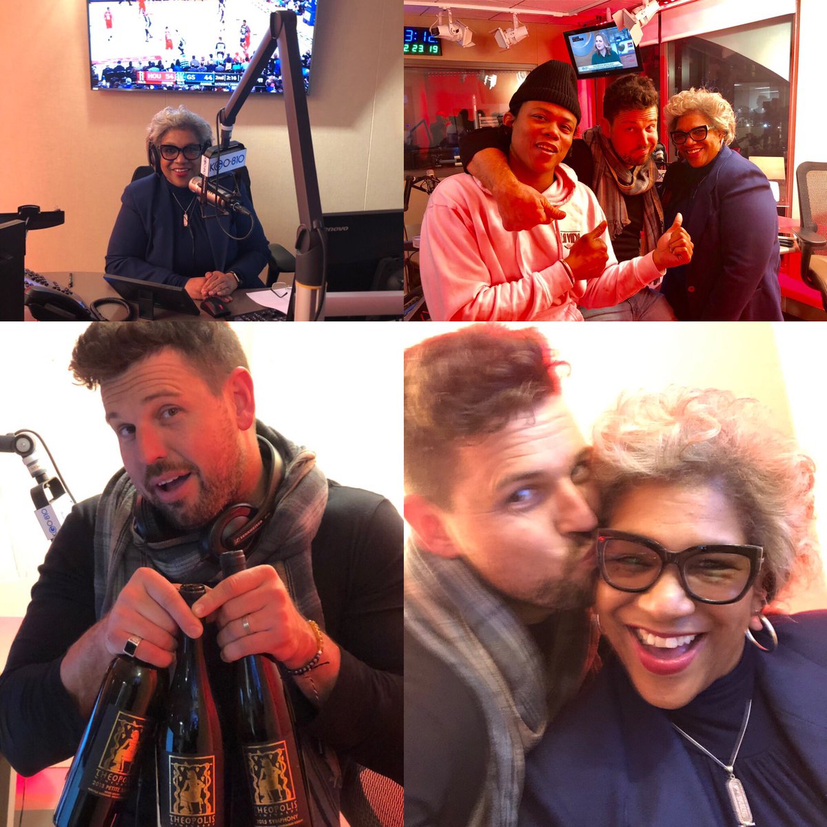 TheopolisV's tweet photo. #KGO810 #ChefRyanScott #blackhistory
#BeatBobbyFlay #KGORadio
#food #wine #PetiteSirah #pinotnoir #symphony #roseofpetitesirah
Had a Blast on @KGORadio Dishing with Chef Ryan Scott and Chef Jay Foster of Farmer Brown and Isla Vida Restaurants! https://t.co/TLOu1aLeoA