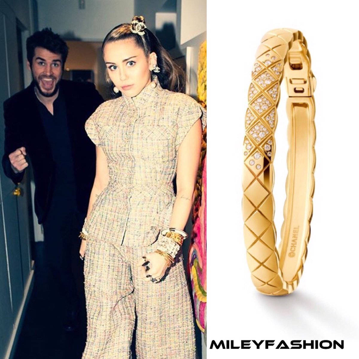 Miley Cyrus Fashion on X: {Style Guide} @mileycyrus wore Chanel's