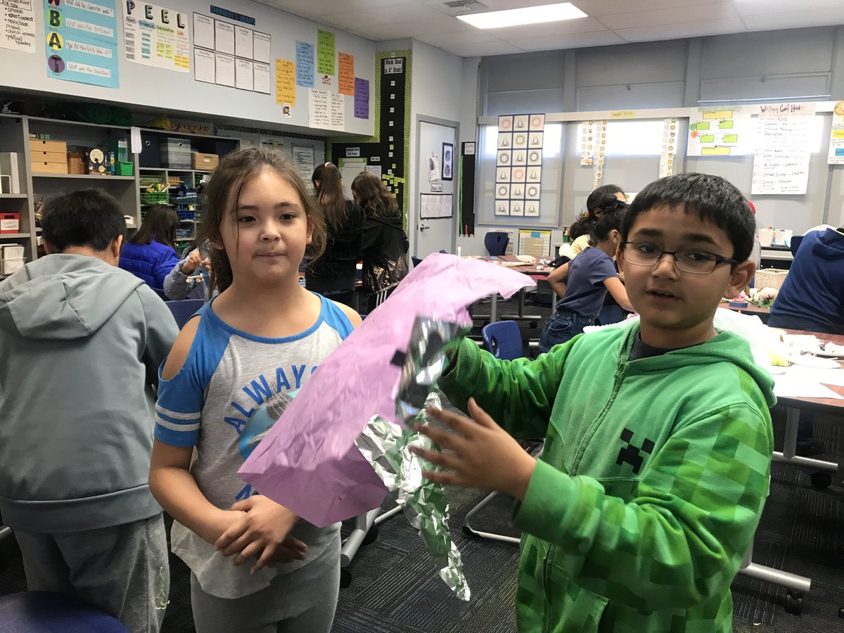 newmichell's tweet image. What a fantastic group of scholars we had today at Saturday School! It was so much fun learning about food chains/webs, playing Eat or Be Eaten @MysterySci and creating original creatures with these enthusiastic young people! #STEAM #CESDProud @bt_eagles