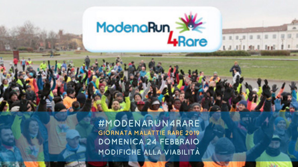 PLModena's tweet photo. #Viabilitร MO #24febbraio si corre ๐โโ๏ธ per le vie del Centro la #ModenaRun4Rare con partenza dal Novi Sad alle ore 9.00. Rallentamenti del #traffico al passaggio degli atleti. I ๐ฎโโ๏ธ nostri agenti sono sul posto. https://t.co/YSJEUjafOO
