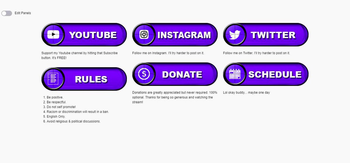 ToqueShot's tweet photo. Also NEW twitch panels https://t.co/u1WeaeWSPH