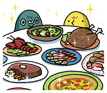【お知らせ】「はととダム」LINEスタンプ販売中です。なるべく自分たちが普段よく使うコメントを中心に編成した実用型。よろしくどうぞ。 https://t.co/180JvW41ds 