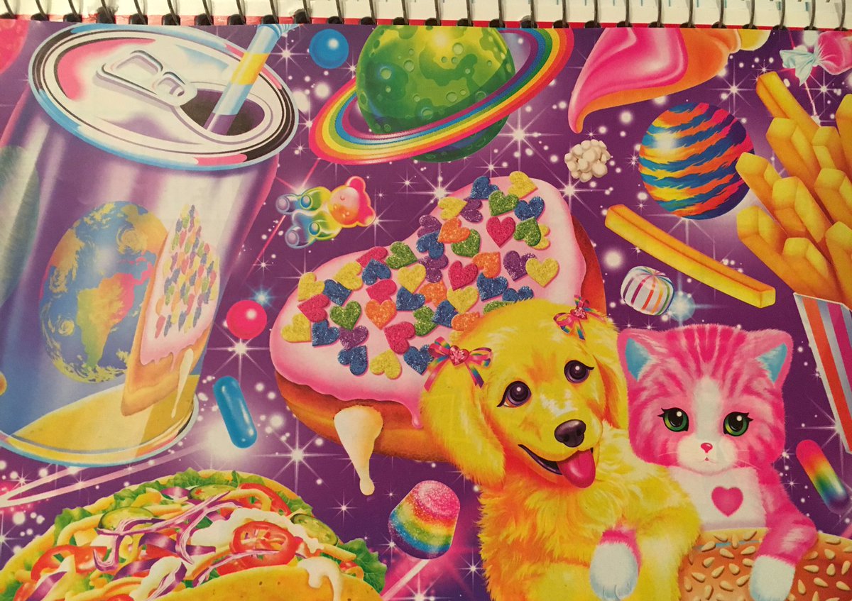 AmieNKOTB's tweet photo. Cutie @LisaFrank notebook cover for my Anatomy class with @PennFoster!! #vettechprogram🐾❤️🐾 https://t.co/DGbNIrwRHH