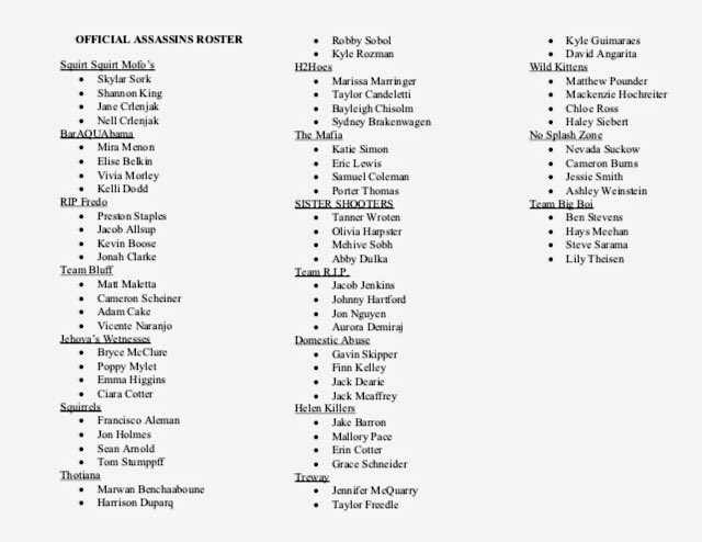 NeaseAssassin's tweet image. Week 2