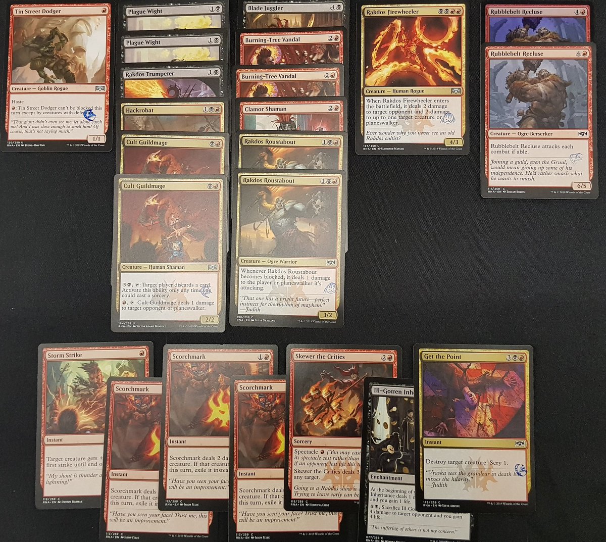 imahhao's tweet photo. 3-0 draft after a pack 1 gruul into rakdos deck! Finished 5-1 in draft and 4-6 (lol) in standard. #2019MC1 https://t.co/LLiVxAaVJ4