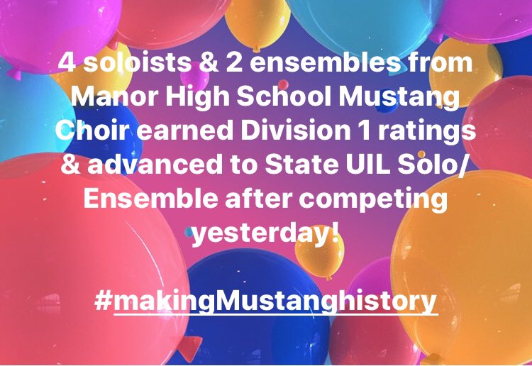 Congrats to all of our amazing Mustang Choir students!