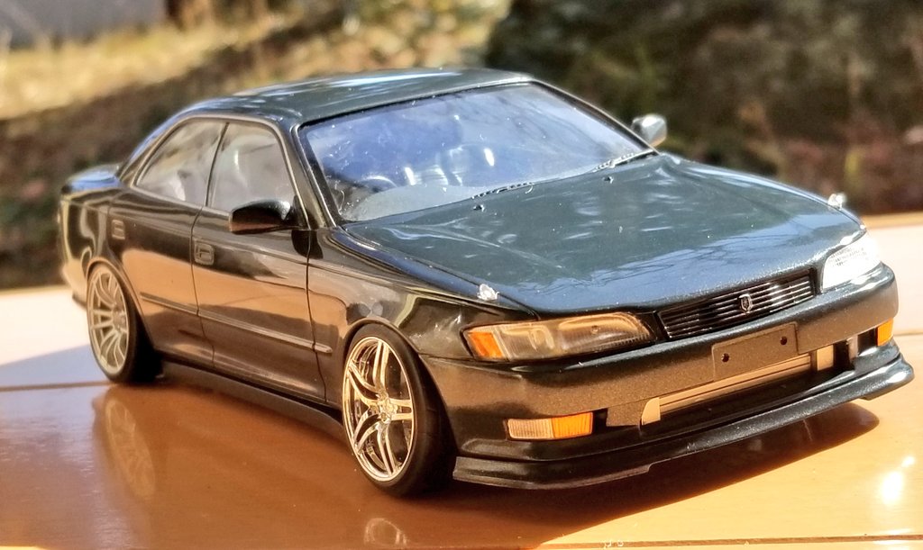 𝙈𝙞𝙠𝙞𝙩𝙤 على تويتر アオシマ トヨタ マークii Jzx90 ドリ車仕様完成しました プラモ アオシマ Jzx90 マークii