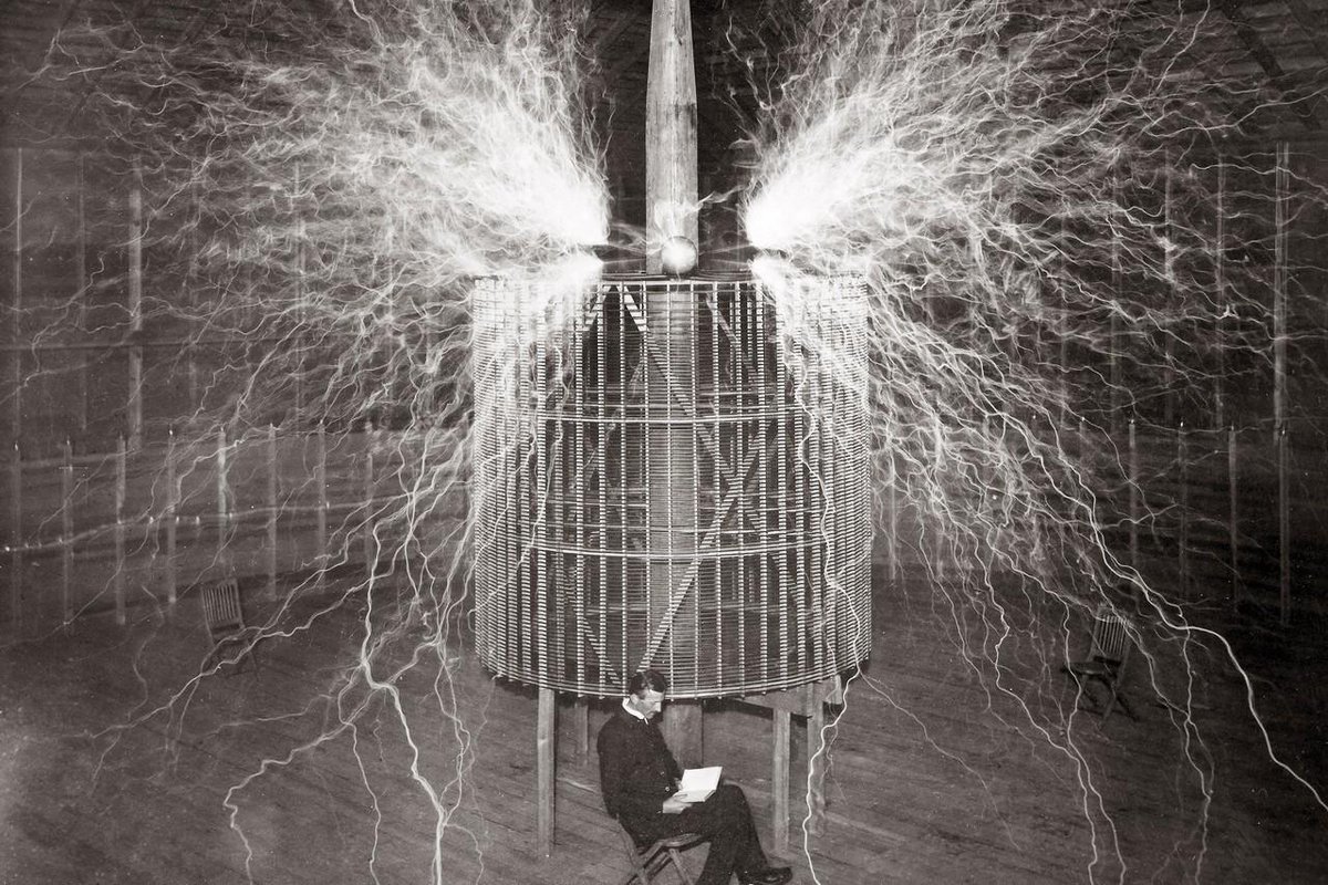 15) Uncle John told him of MIRACULOUS things that came from the mind of a miraculous man--A man who tamed electromagnetics, and whose genius may be unparalleled to this day.Nikola Tesla...