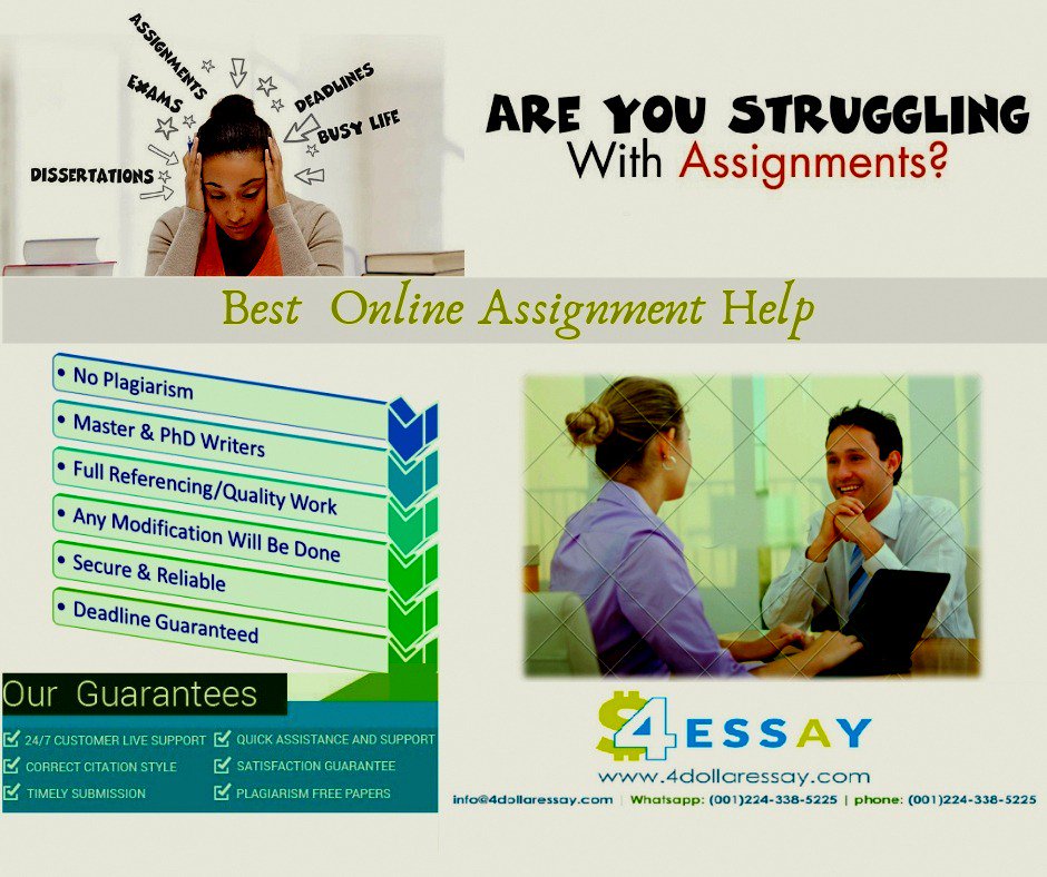 4dollaressay's tweet image. Are you struggling with Assignments? Get the Online Assignment Help from 4 Dollar Essay
Visit: 4dollaressay.com/cheap-assignme…
#4dollaressay #cheapassignmentwritingservice #cheapassignmenthelp #cheapassignmentwriters #assignmentwriting #assignmenthelp #expertassignmentwriters