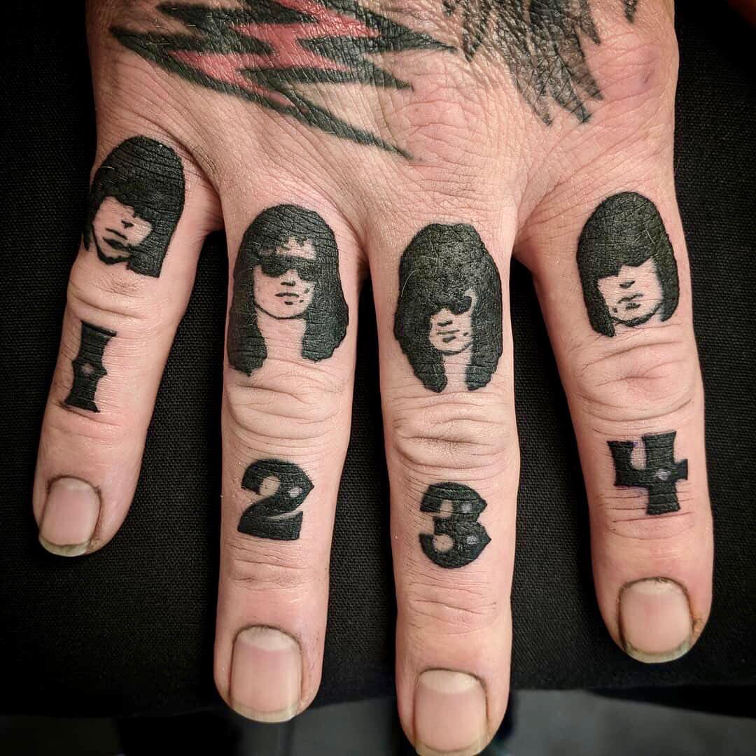 Ramones Logo Tattoo