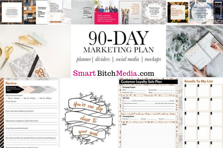 smartbitchmedia's tweet photo. Grab your 90-day #marketing #planner https://t.co/OPTY7LO3YA https://t.co/cRqDNtc7mq
