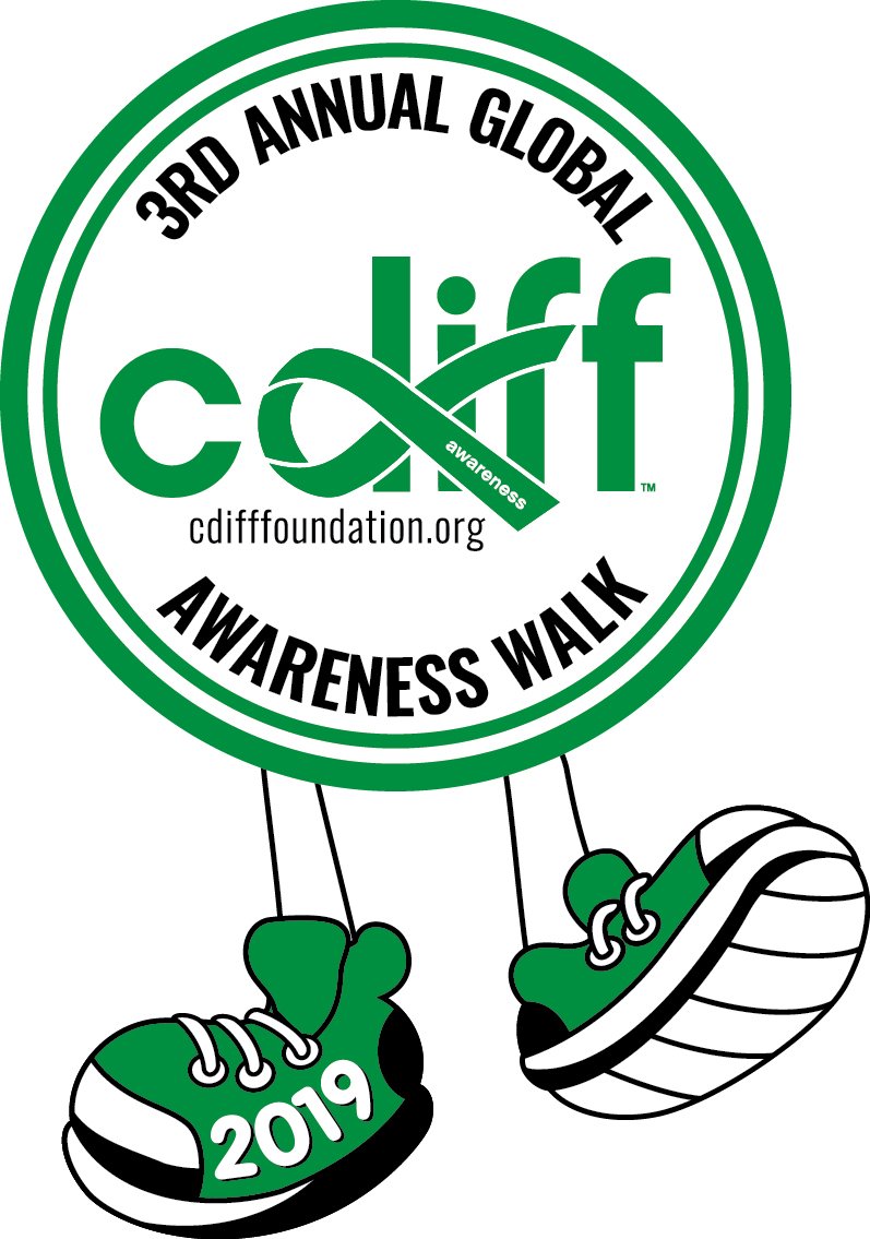 cdiffFoundation's tweet image. Join us and take a Walk #CdiffWalk2019 with us on #May 18th in #Pennsylvania , #NewJersey #Florida and May 17th in #Leicester UK   Visit cdifffoundation.org   We will all be walking for ONE cause - to #SaveLives #worldwide  #grateful #cdifficile #microbiome #guthealth #Cdiff