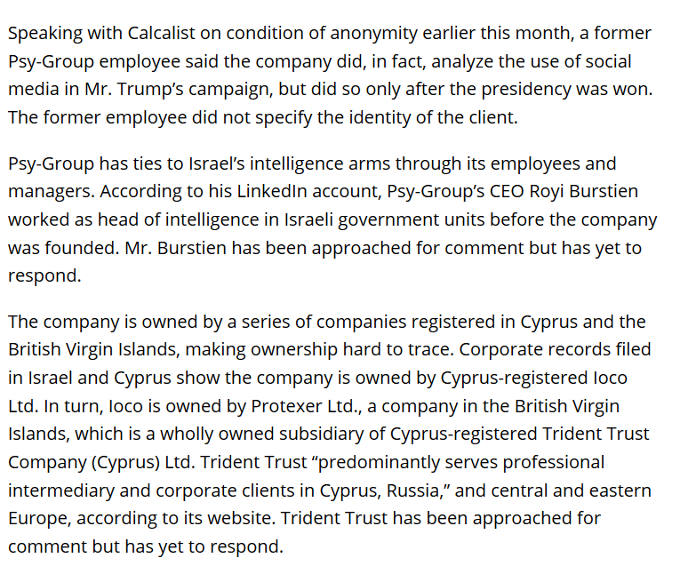 EyeOnMalta's tweet photo. #DaphneCaruanaGalizia
#ElectionRacketeering
#Aliyev
#FAInvest
#FaithFoundation
#Fides #Trident #NissimOhayon #MichaelJZammit #ShivNair #ARQ #FFF
#MaxGanado #CryptoPiracy
#PsyGroup: CEO #RoyiBurstein #Mossad owned by #Trident
#LocoLtd: #Israel #Cyprus
#Protexer: #BVI #Trident https://t.co/6XbcvHr7Os