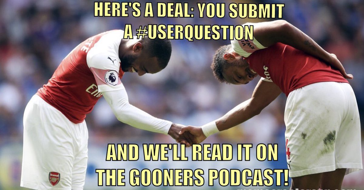 TheGoonersPod's tweet photo. POD ALERT! JOIN US IN THE CHAT!
#TheGoonersPod is LIVE on YouTube TONIGHT 8pm UK, 3pm US EST..
Can’t wait for bantz w/our mates @ScottyBoyGooner & @leemarkjudges from the outstanding @SameOldAFC podcast about
#ARSBATE #ARSSOU #GoonerGras6 & much more!
Get #UserQuestions in now! https://t.co/ZCsApdQNbh