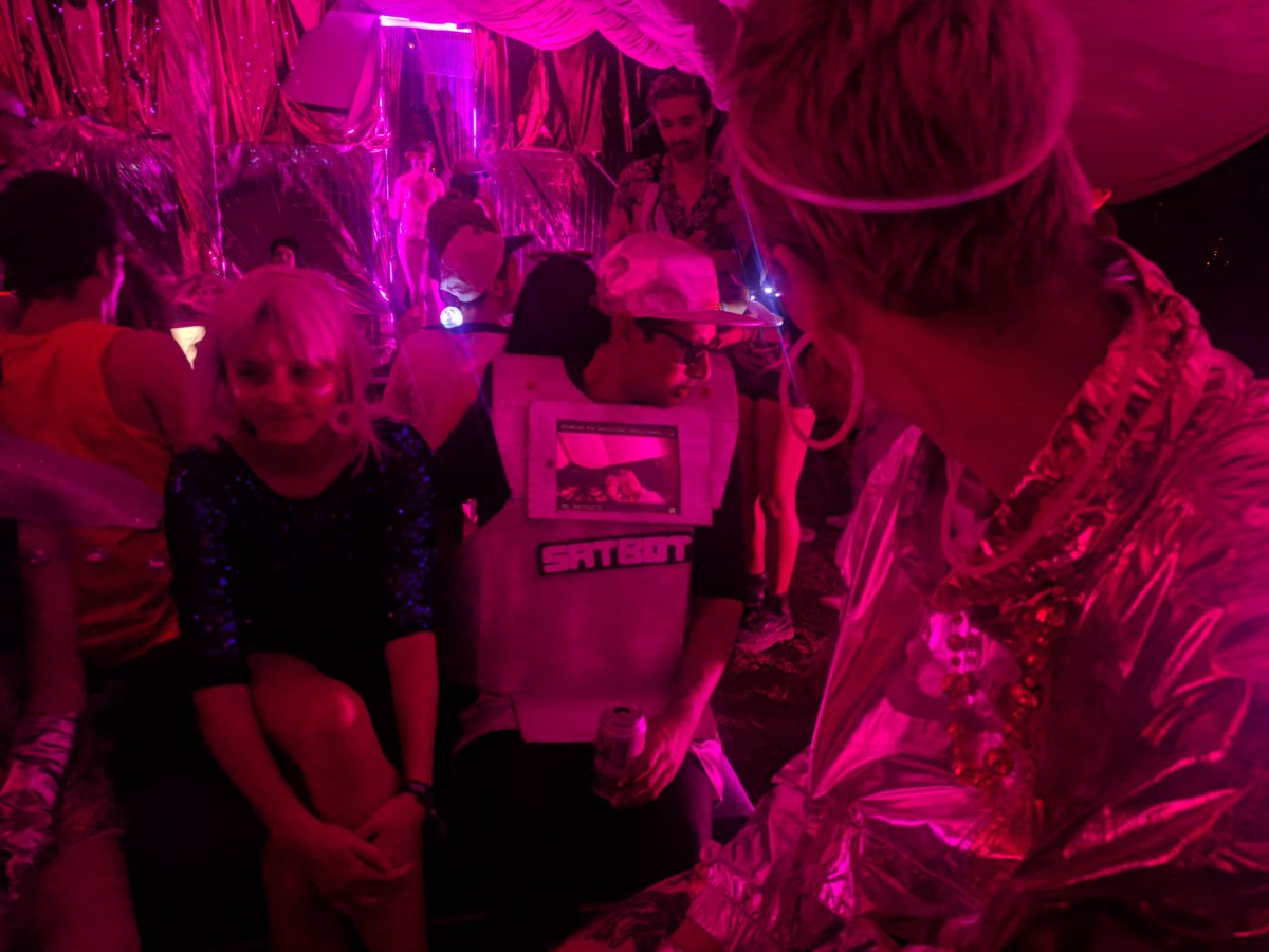 satveersingh's tweet image. Satbot detected many a friendly face at Secret Garden Festival 2019. Thanks for a great time! Full album here: imgur.com/a/sfQXm78 #SecretGardenFestival #satbot