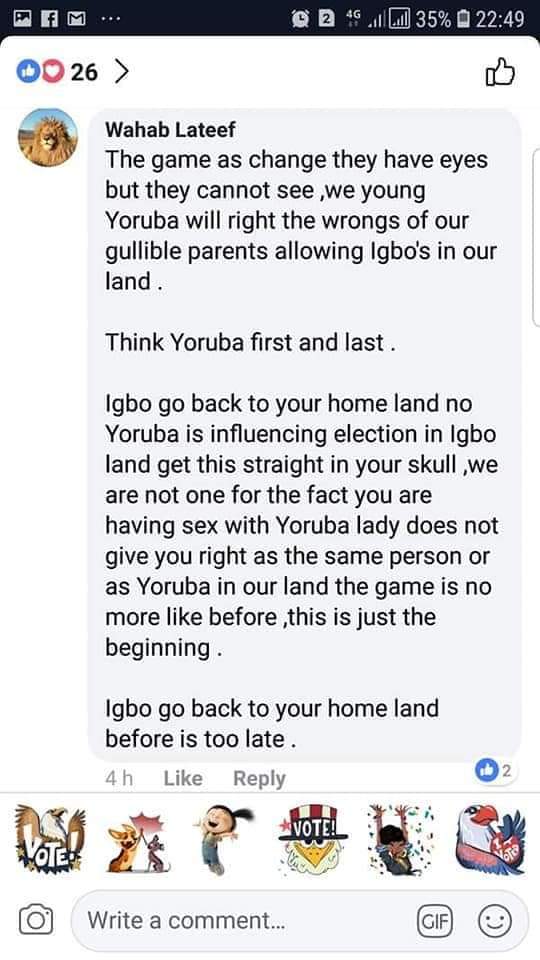 PeterROCK_'s tweet photo. SHOULDN'T THESE PEOPLE BE ARRESTED FOR WRITING THIS!!! 

This is scary. This is sad. 
How can this still exist in 2019 ☹️😭😭 https://t.co/9q9rZwCS4p