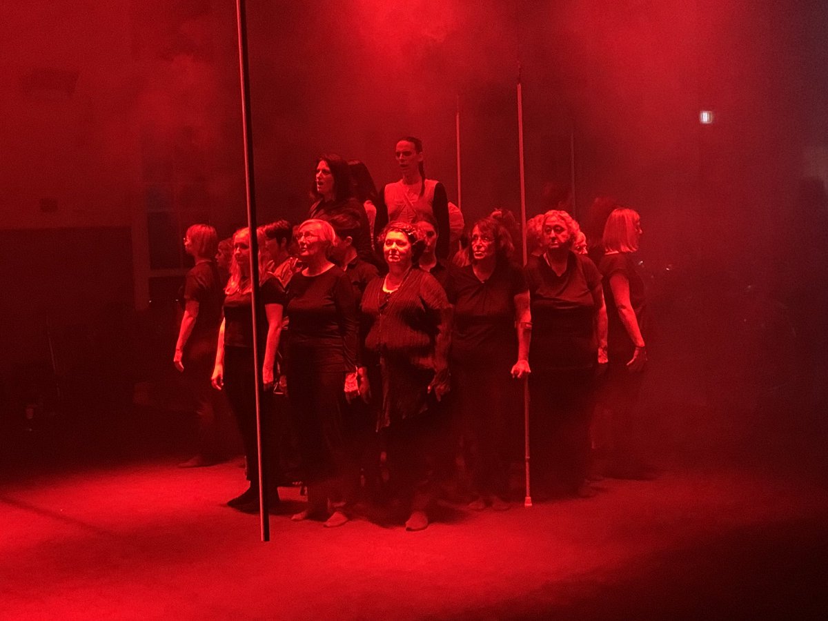 tosmahoney's tweet photo. @catahope ‘s monstrous score for her Speechless opera comes to awesome life with dress rehearsal performed by incredible soloists, orchestra and choir. Don’t miss world premiere season @perthfest @TuraNewMusic #speechlessopera https://t.co/jibyJTAKhl
