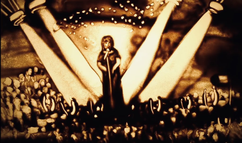 SimonovaTV's tweet photo. And here us a sand portrait fantasy on @SusanBoyle . Inspired by this beautiful voice on @AGT champions.What do you think!
#susanboyle #kseniyasimonova #agtchampions #agt #agtfinale #sandart #sandanimation #sandartist #sandportrait https://t.co/1iiHD0z7eW