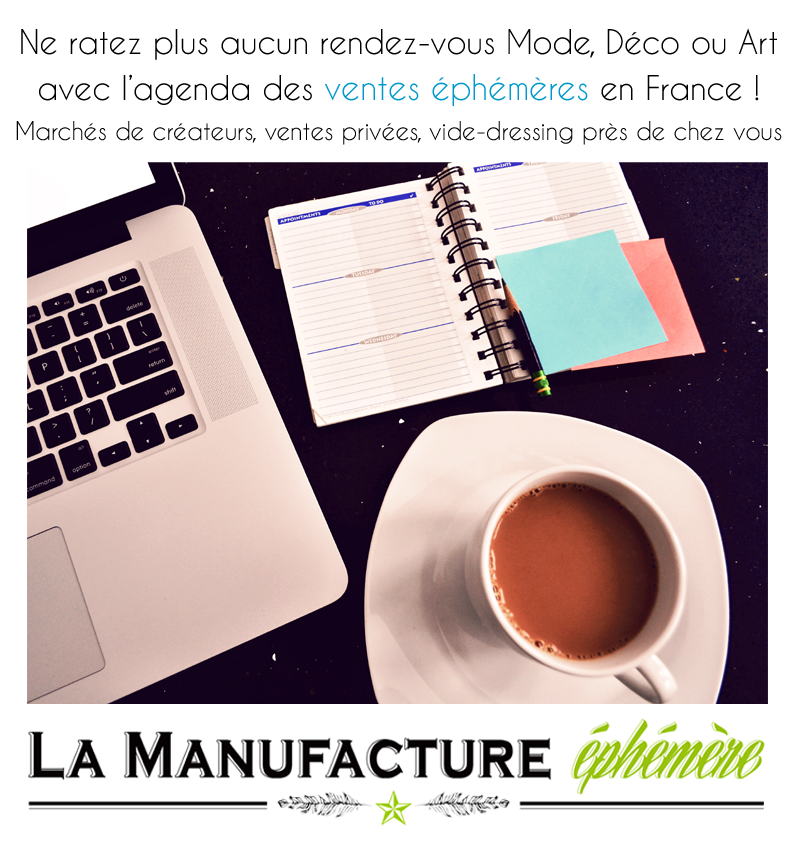 Recevez une sélection des prochaines VENTES ÉPHÉMÈRES &amp; MARCHES DE CRÉATEURS en vous inscrivant à la newsletter : swll.to/T5zo8K