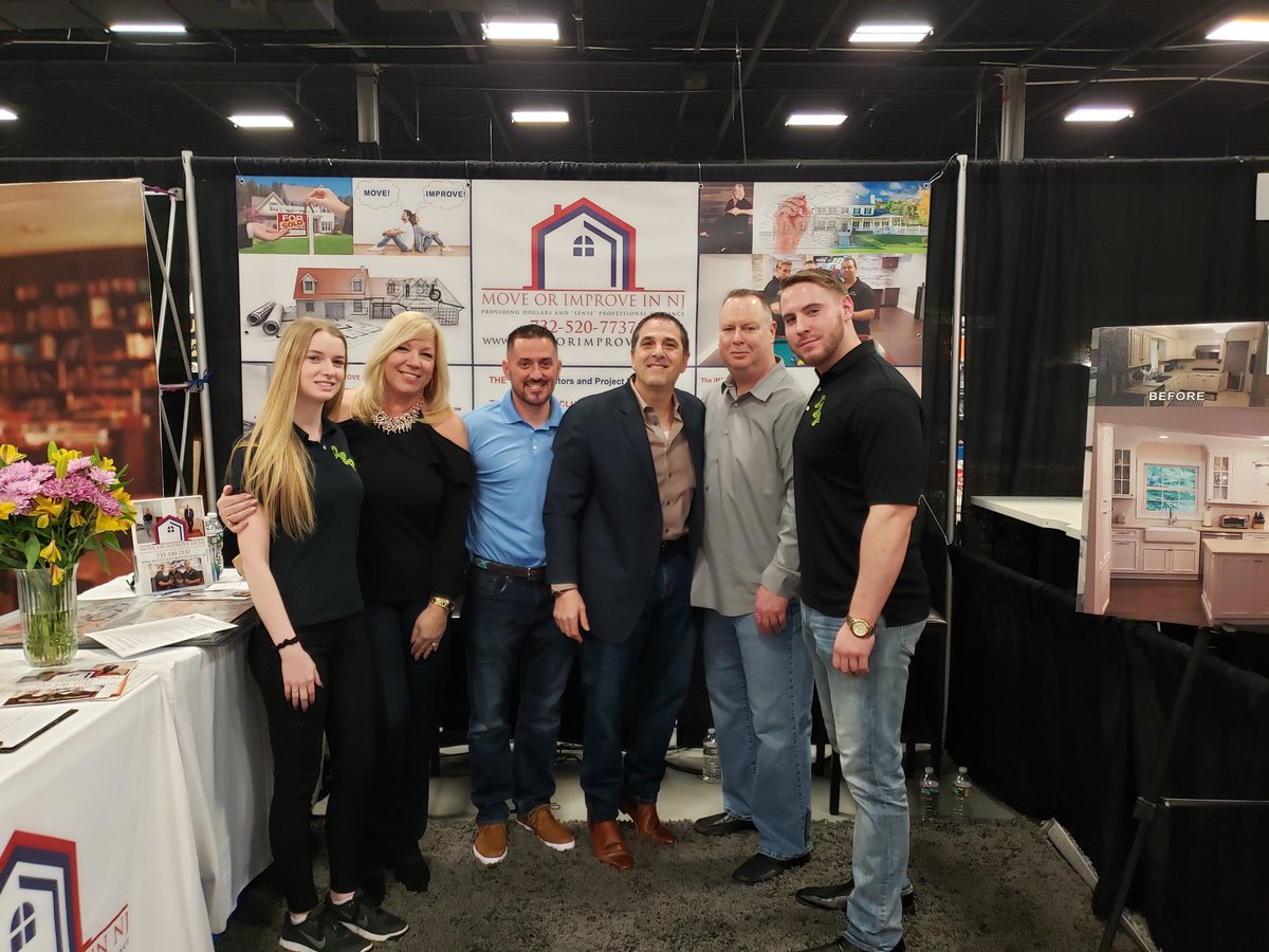 MOVE or IMPROVE Team w/ #CaliberHomeLoans at the <a href="/NJHomeShow/">njhomeshow</a> Saturday. #moveorimprove #homesweethome #realtor #realestate #bhhsnj #BerkshireHathaway #design #build #planners #NJ #remodeling
Kate, Jason &amp; Neil are back again today. <a href="/DBPlanners/">Design Build Planners</a> <a href="/RealEstate4uNJ/">LetsGetRealEstateNJ</a> #njhomeshow #DBP