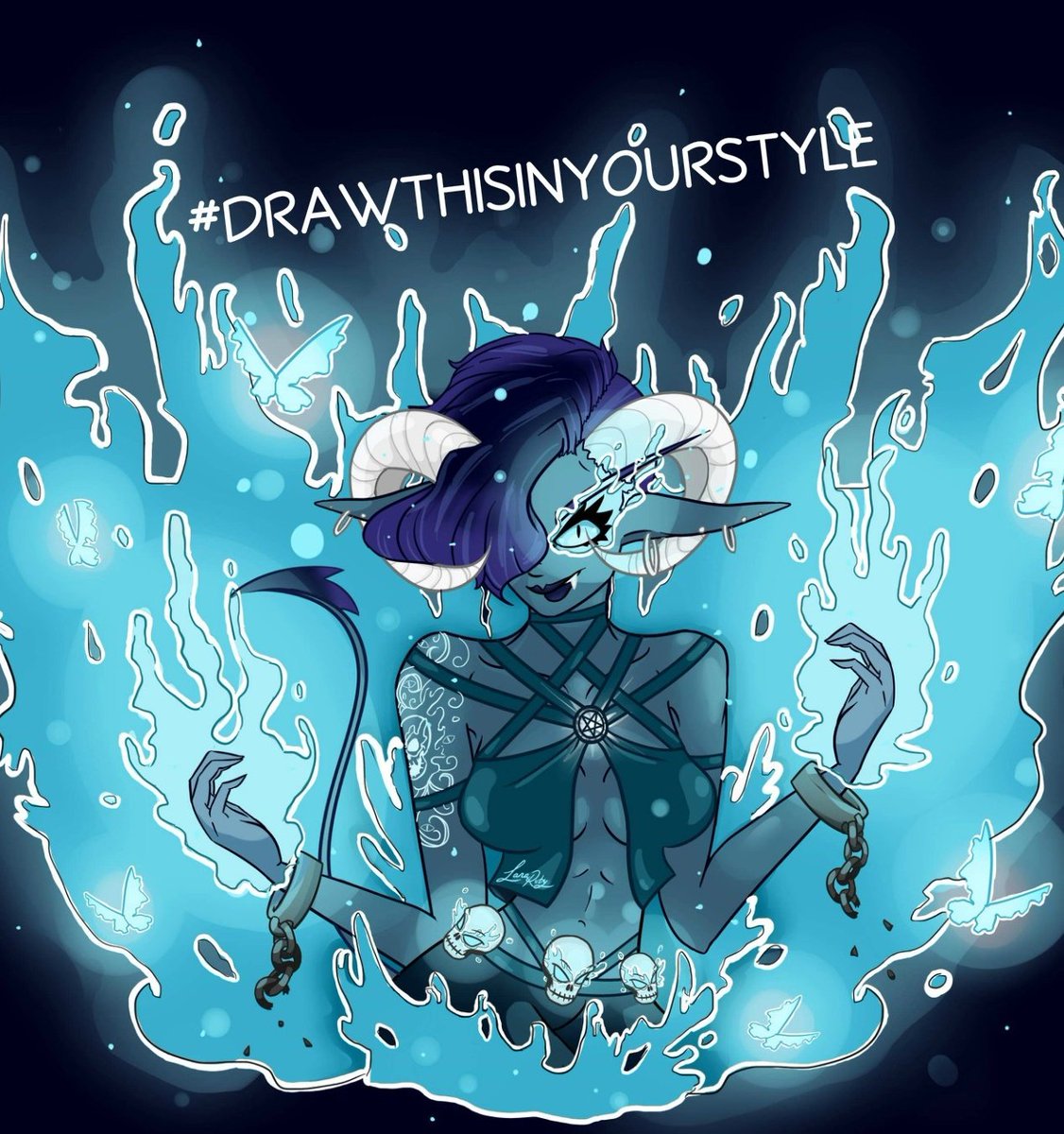 LanaRuby_Draws's tweet photo. 🎉My first #drawthisinyourstyle Challenge to celebrate 666 followers on IG! Meet Viled😈
Head over to my IG to find out more!
https://t.co/iS1SKOhGMQ

#drawinyourstylechallenge #DTIYS #digitalart #art #illustrated  #digital #characterillustration #redraw #digitalartist #Witch https://t.co/SaNsDqvbho