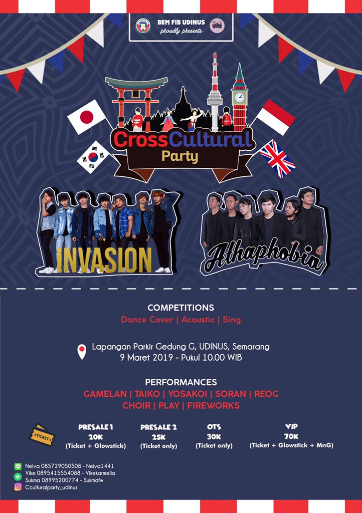 gobybooja's tweet photo. #eventsemarang #semarangevent #kpoperssemarang #acarasemarang #crossculturalparty #bemfibudinus #fibudinus #udinus #artfestival #culturefestival #lombaakustik #lombadancecover #lombasing #invasiondc #invasionboys #invasiondancecover #kpopsemarang #festivalbudaya #CCP2019 https://t.co/s7z15dUEHs