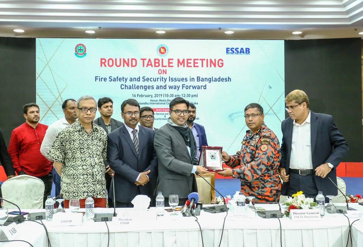 FireExpo's tweet image. Thank you Mr. Sayeed Khokon, Mayor (Dhaka South City Corporation), for his valuable presence and speech at IFSSE 2019.