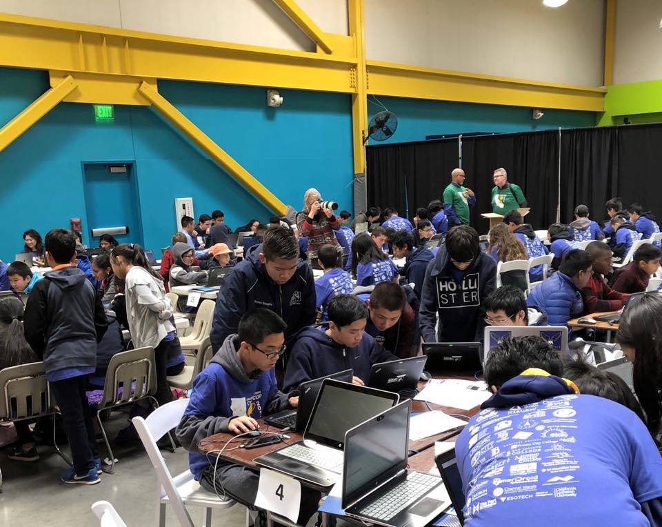 RacquelVasquez's tweet image. More than 200 teams &amp;amp; 1200 students participated in the California Mayors Cyber Cup. Middle &amp;amp; high school students applied their knowledge in the spirit of teamwork to stop cyber attacks. I enjoyed meeting the students &amp;amp; their parents. #CuberSecurity #HYCU #Computers #LemonGrove