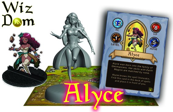 NarborionSaga's tweet photo. Meet Alyce, one of the heroes in Wiz-Dom! She's fierce, she's adept in magic! But how good in math she is? That roles is up to the kids to fill! #education #indiegames #rpg #boardgame #cardgame @Indiegogo #crowdfunding https://t.co/bSKSGgmcnv
