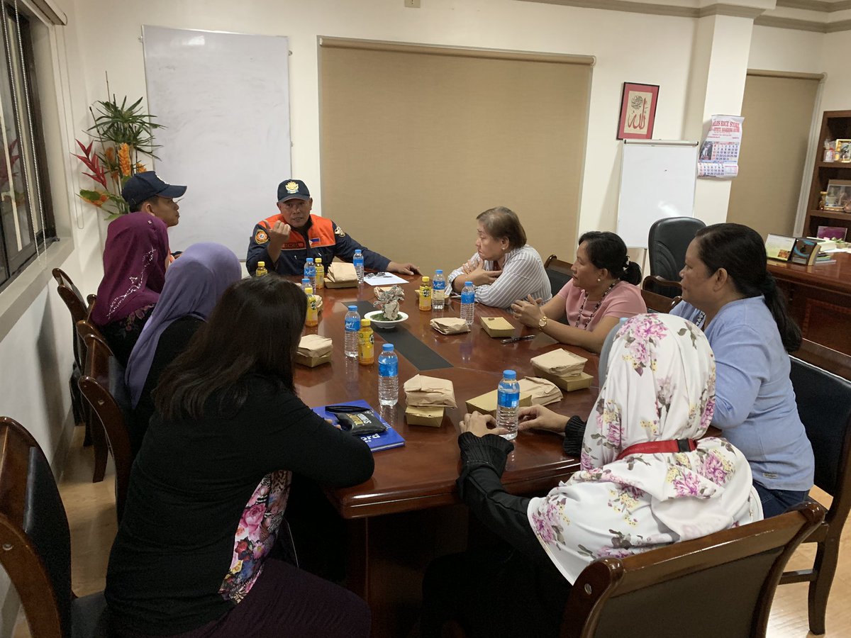 NorCanBen's tweet photo. Table top evaluation at the RD’s Office for the 1st Qtr National Simultaneous Earthquake Drill. https://t.co/HJGl8PT3Ao