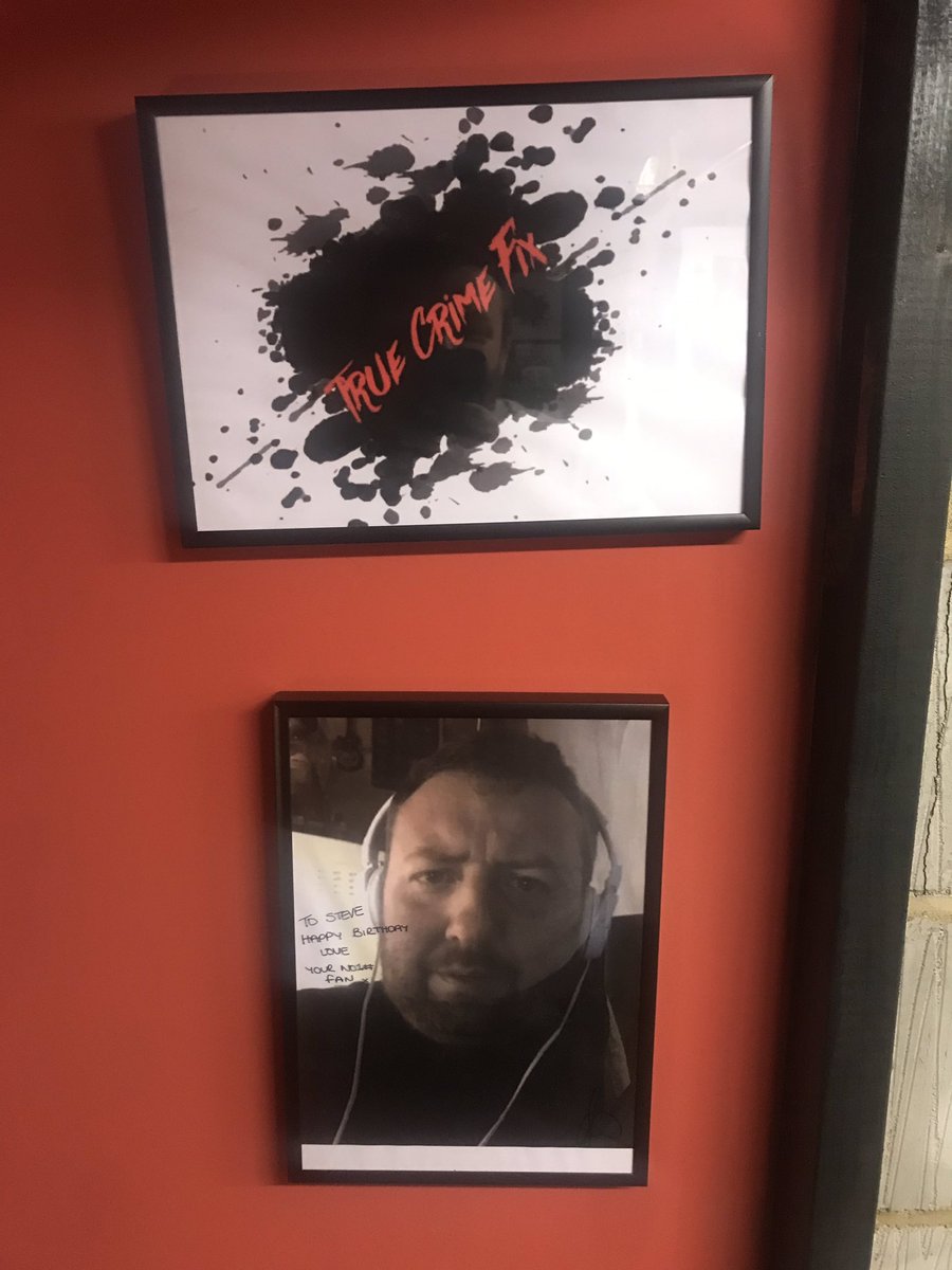 truecrimefixpod's tweet photo. The most phenomenal thing has happened. My wife has built me a proper studio for my birthday!!! This is phenomenal... got new equipment on the way too... cannot believe how lucky I am @AshleyMarieC_xx #truecrimefix https://t.co/5QTuGP47si