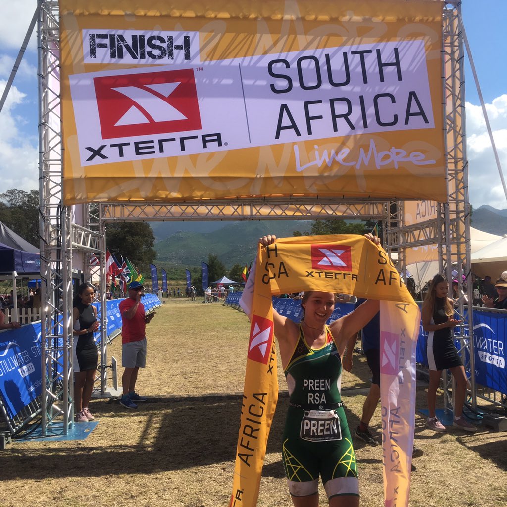 Haley Preen claims her title as XTERRA South African Female Champion at the 2019 XTERRA Grabouw. 

#LiveMore