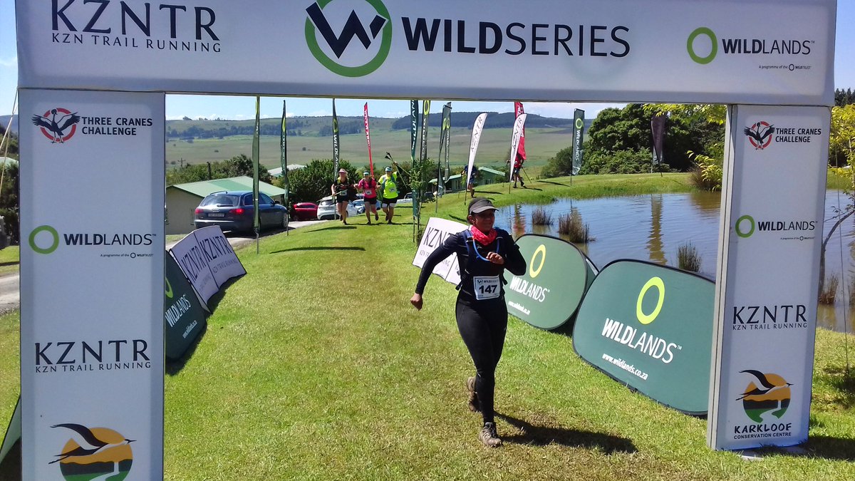 KZNTRAILRUNNING's tweet photo. Runners continue to make their way across the finish line - all smiles! 

#ThreeCranes2019 https://t.co/X1wmExmCMf