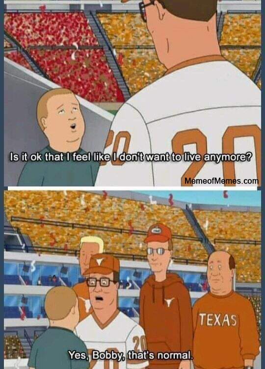 nitrofreak06's tweet photo. Damnit bobby

#memes #memesdaily #memeofmemes #kingofthehill #bobby #propane https://t.co/YIJ4S30zug