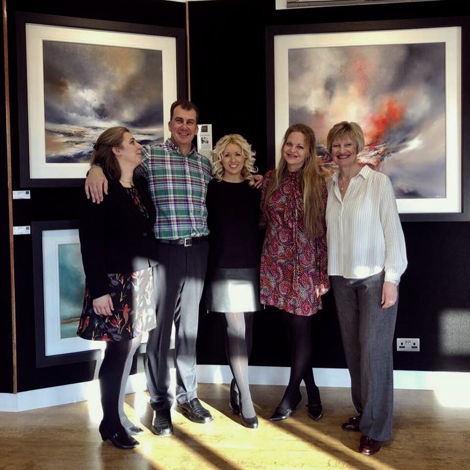 VFrance_Artist's tweet photo. Wow! 😁 What a truly incredible day Alison Johnson and I had yesterday at our joint exhibition, hosted by the amazing Wingates Gallery! 🥂🍾 😘💛😃🥂🍾👌xxxx #wingatesgallery #exhibition #newcollection #mixedmedia #spectaculardisplay #alisonjohnson https://t.co/Z0pZPlpakY