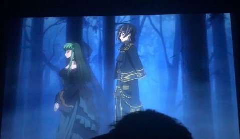 Mononoke Lelouch And C C In Black Outfit At The End Of Resurrection I Believe From Weibo