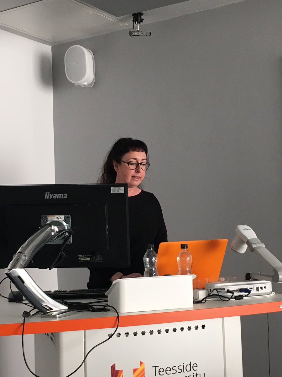 NewConference's tweet photo. @mariannekeating of @KingstonUni gives a really interdisciplinary paper blending history and fine art practice ! https://t.co/yYyZmBsBgu