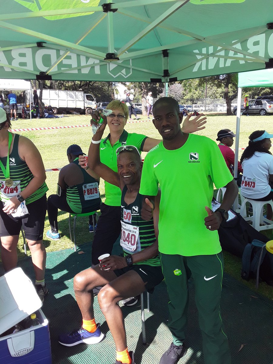 mothibi_edward's tweet photo. Positon 4 today Deloitte marathon 2:29,thanks to my team Nedbank,our sponsors Biogen,future life,tsogo sun and Nike.National manager Nick bester thank u. https://t.co/S0J8NoR5V3
