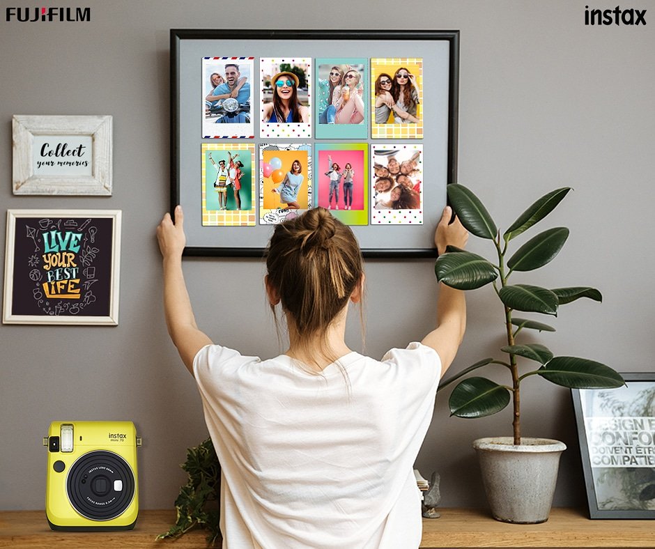 Fujifilm_India's tweet photo. Shooting with instax mini 70 is just half the fun, choosing how and where to display the prints can be just as exciting!  Here is a cool way of personalizing your wall!
What will you do?
#instax #instaxicated #instaxindia #instaxmini70 #mini70 #instantcamera #instantphotography https://t.co/BrWXPKJoK9
