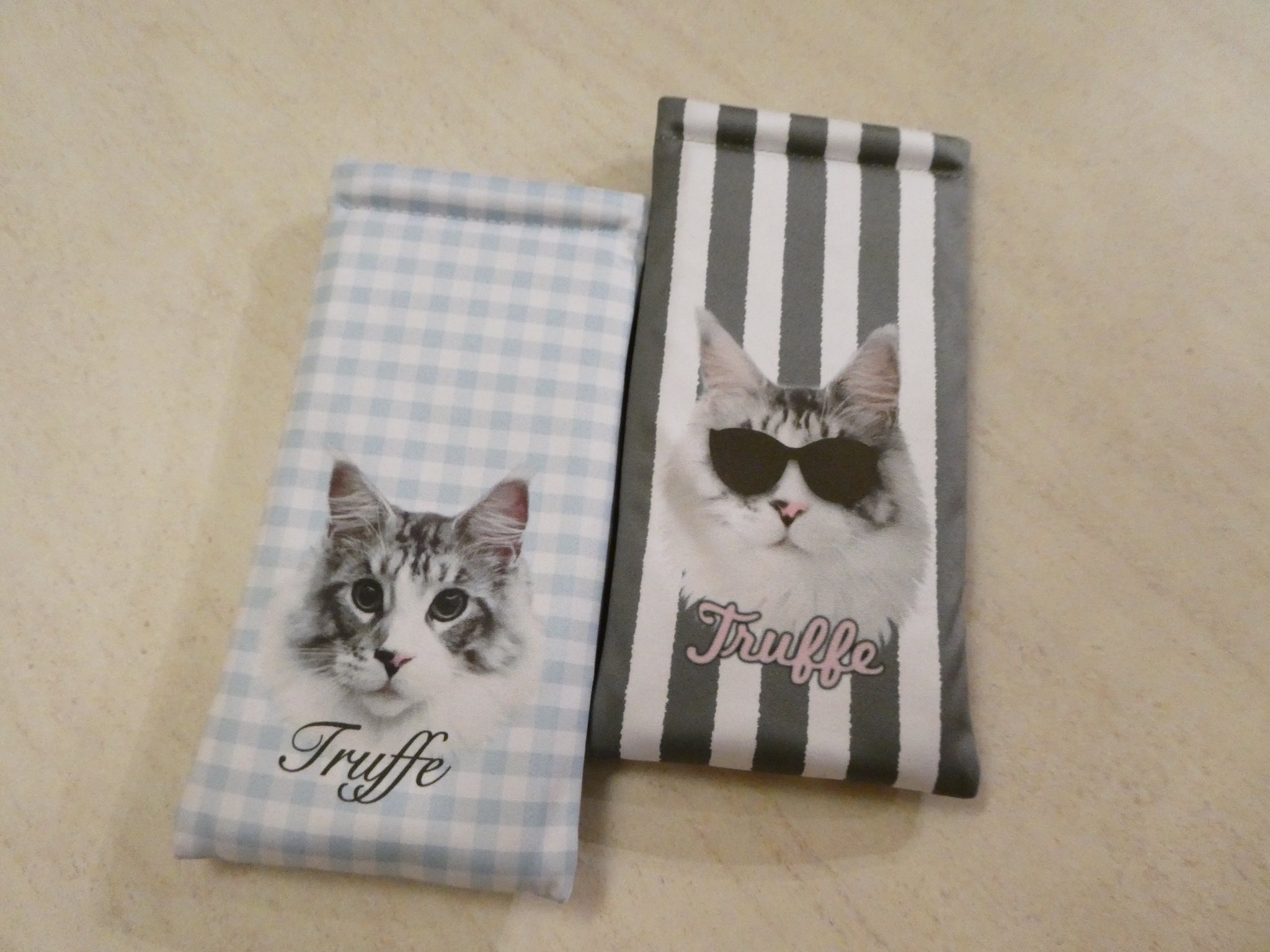 Twitter এ 大地真央スタッフ 公式 新歌舞伎座 公演もあと2日となりました ロビーで販売中のイチオシグッズ第二弾 大地の愛猫トリュフくんモチーフのメガネケース クッション生地がしっかりメガネやサングラスを守ってくれます モチロン大地も愛用中