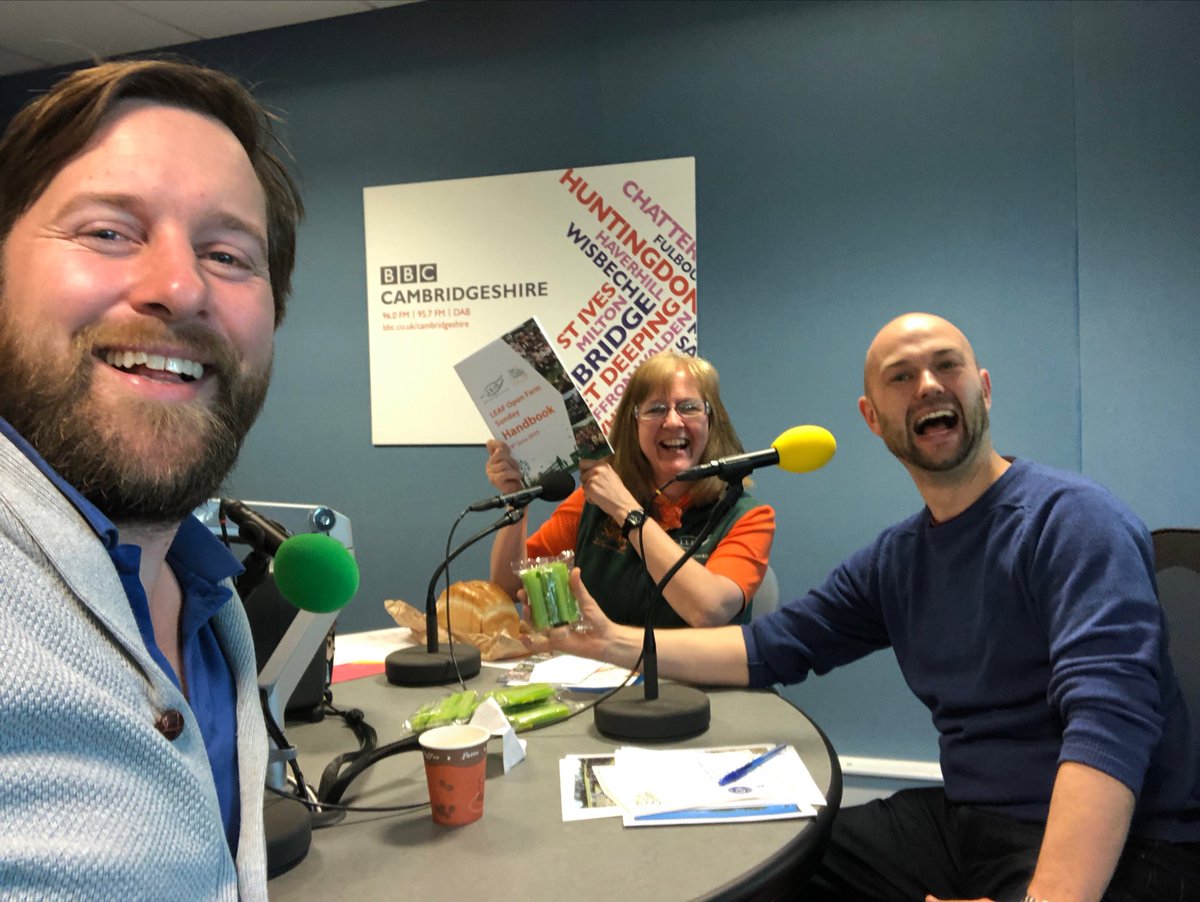 Just about to go live on ⁦<a href="/BBCCambs/">BBC Cambridgeshire</a>⁩ with ⁦<a href="/AnnabelOFS/">Annabel Shackleton</a>⁩ of ⁦<a href="/OpenFarmSunday/">OpenFarmSunday</a>⁩ and ⁦<a href="/AMGmarketing78/">Anthony Gardiner</a>⁩ from ⁦<a href="/GsBrand/">G's Fresh Wholesale</a>⁩ to talk about #OpenFarmSunday with Christopher South...
