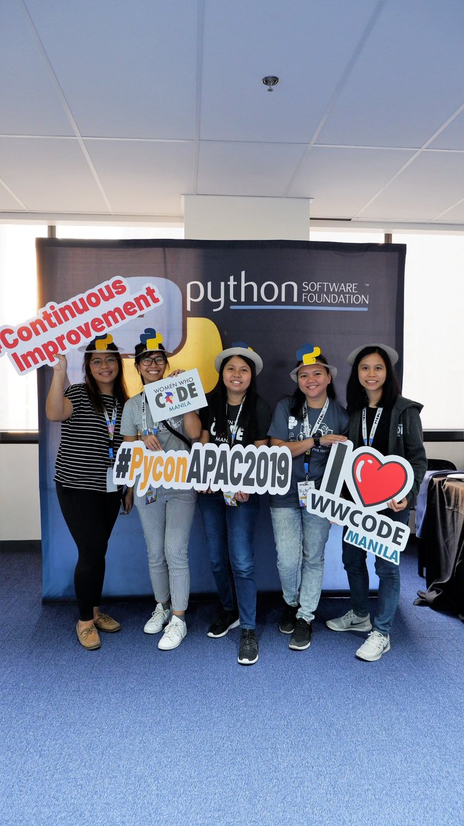 pythonph's tweet photo. Python Philippines and @WWCodeManila in the house!

#PyConAPAC2019
#ContinuousImprovement
#PythonPH
#PythonIsForever https://t.co/5J9MJTQgLx