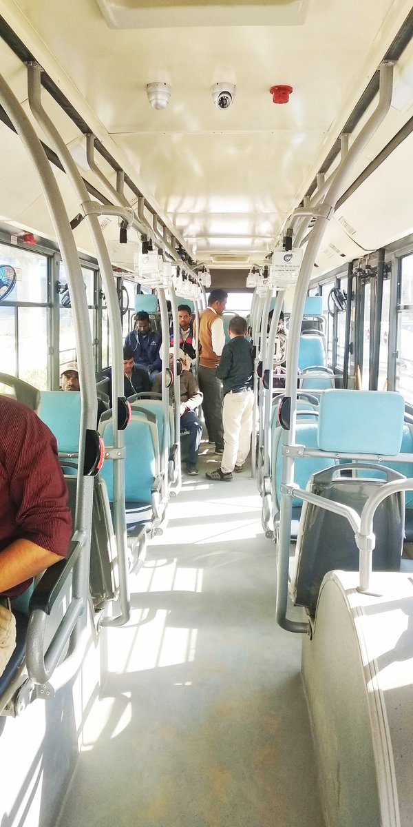 BhawnishKashyap's tweet photo. Fabulous bus service by @gurugaman 
Amazing interior and comfort, such a great experience travelling in new buses.@cmohry @mlkhattar @MunCorpGurugram @narendramodi @KrishanLPanwar @BJP4Haryana @BJP4India @nitin_gadkari @MORTHIndia @GurugramMDA 
#BestBusService #MustRide https://t.co/Xyi2S2edts