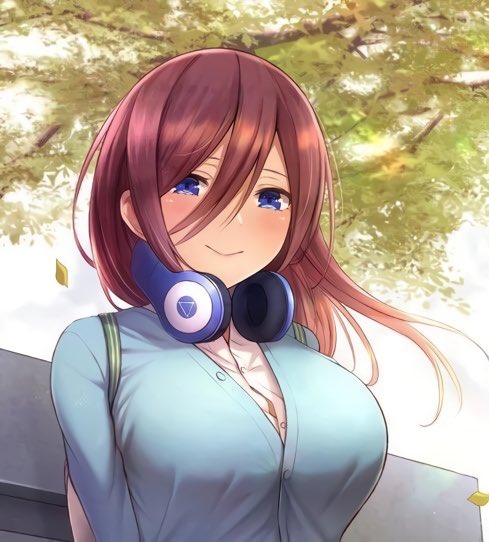 Ryu 🐉さんがTwitterに投稿した中野三玖(五等分の花嫁)のイラスト。
