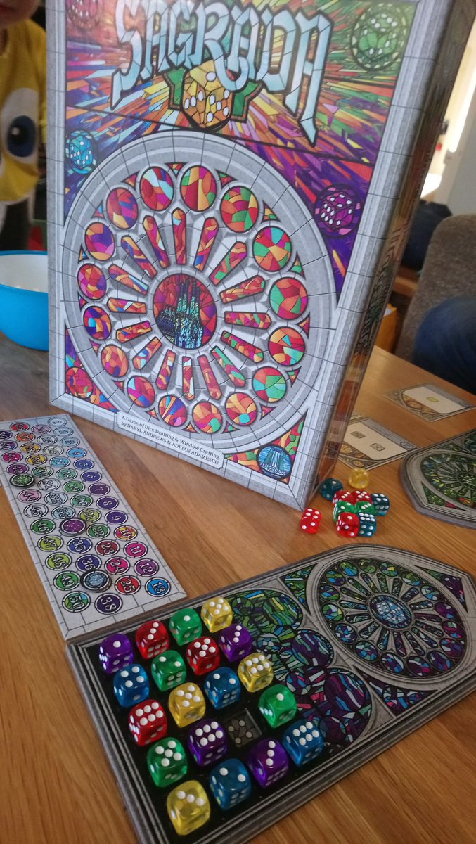 WoBoG1's tweet photo. One from yesterday... Finally got to play Sagrada!

#boardgames #WoBoG #WeekendWoBoG #boardgamingfamily https://t.co/I14Ted7SHR