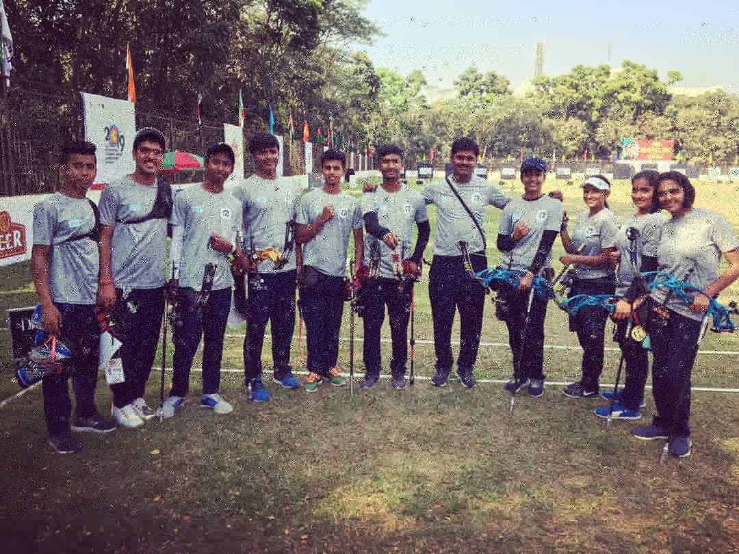 IndiaArchery's tweet photo. Indian Compound Men  &amp; Women Team will play for Gold in 3rd ISSF International Solidarity Archery Championship-2019 held at dhaka.
#goindiaforgold #ARCHERY #NTPC #worldarchery #bangladesharchery https://t.co/r9y184AzXI