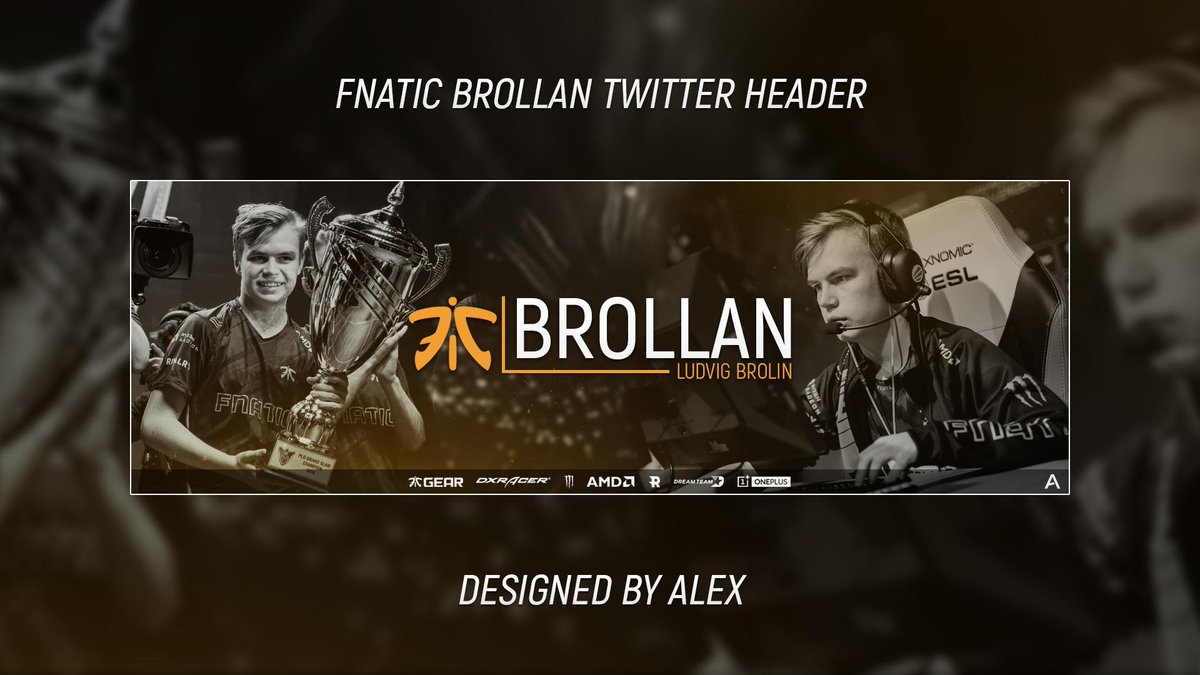 aerolul's tweet photo. Twitter header for @Brollancs @FNATIC #AlwaysFnatic https://t.co/eytffpM5sd