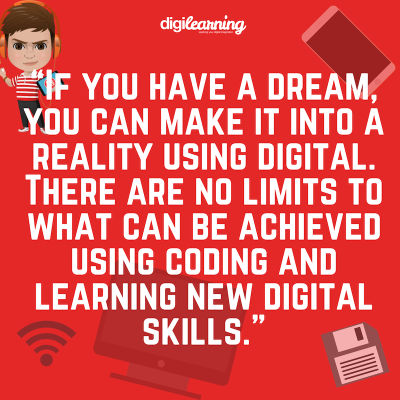 digilearningHQ's tweet photo. “ If you have a dream, you can make it into a reality using digital. There are no limits to what can be achieved using coding and learning new digital skills.”
#Digileaning #digiquotes #learning #dreams #GlobalGoals #instafun #instagood #internet #tech #education https://t.co/l1FK63cDE1