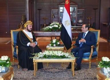 استقبل السيد الرئيس عبد الفتاح السيسي صباح اليوم السيد أسعد بن طارق آل سعيد، نائب رئيس الوزراء العماني والممثل الشخصي لجلالة السطان قابوس، وذلك على هامش انعقاد أعمال القمة العربية الأوروبية الأولى بشرم الشيخ.